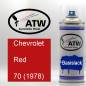 Preview: Chevrolet, Red, 70 (1978): 400ml Sprühdose, von ATW Autoteile West.